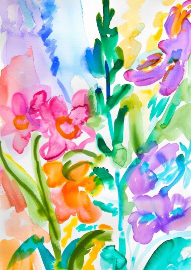 Plakat Levende Blomsterkunst Plakat Levende Blomsterkunst