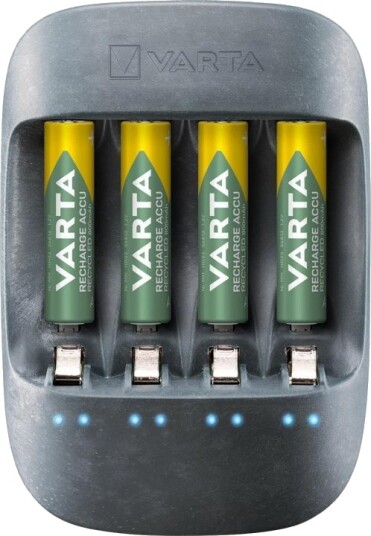 Varta Eco Charger med 4 AA 2100 mAh Batterier