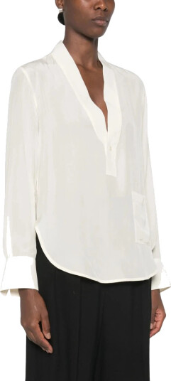 Victoria Beckham Dame Bluser & Skjorter Beige S, Victoria Beckham Dame Bluser & Skjorter Beige S,