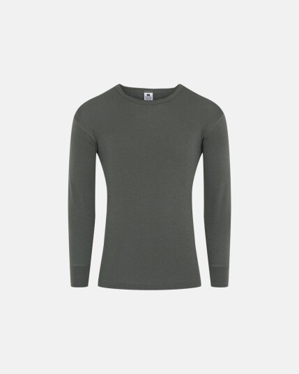 Dovre Langermet t skjorte 100% merino ull grønn