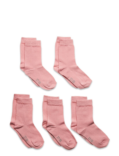 Minymo Ankle Sock -Solid (5-Pack) Pink 15-18 Minymo Ankle Sock -Solid (5-Pack) Pink 15-18