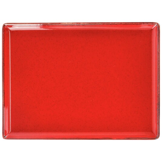 Vega Serveringsfat Sidina rektangulært 27x21x2 cm Rød Rektangulær 6 Stykk / Forpakning
