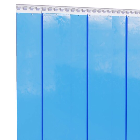vidaXL Dørgardin blå 200 mm x 1,6 mm 25 m PVC vidaXL Dørgardin blå 200 mm x 1,6 mm 25 m PVC