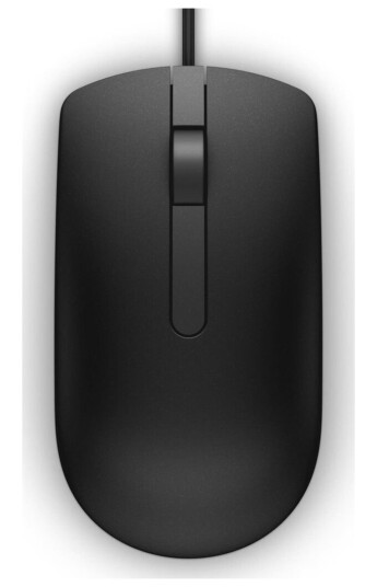 Ms116 Usb Wired Mouse, Sapphire, Brownbox, Black,