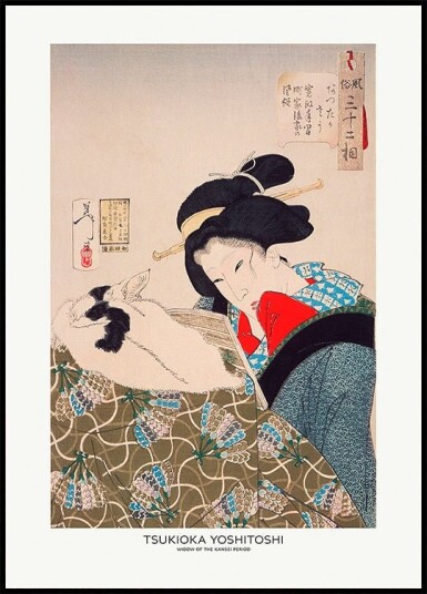 An Urban Widow of the Kansei Period 1789 1800 Plakat Plakat / 50x70cm An Urban Widow of the Kansei Period 1789 1800 Plakat Plakat / 50x70cm