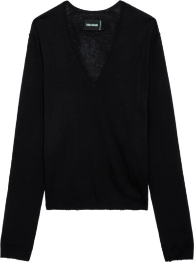 Zadig & Voltaire Dame Strikkevarer Svart L,