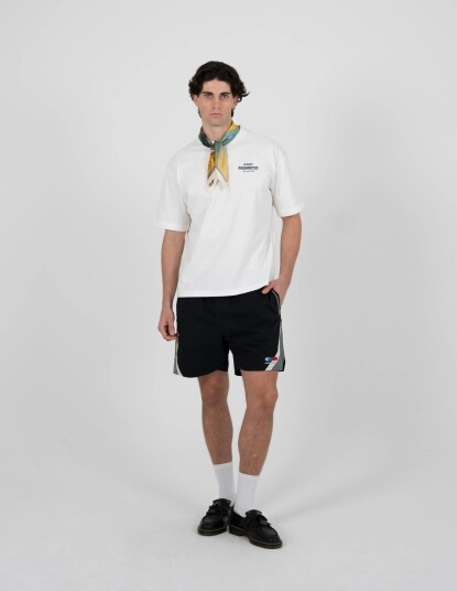 Prohibited Racer Trackshorts Black Black XXL Prohibited Racer Trackshorts Black Black XXL
