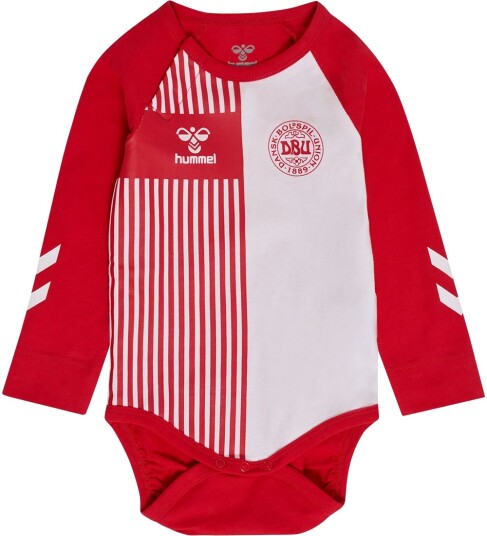 Hummel Body I/e hmlMINI DBU Stripete Tango Red Hummel 1½ år (86) Langermet Body Hvit Rød Hummel Body I/e hmlMINI DBU Stripete Tango Red Hummel 1½ år (86) Langermet Body Hvit Rød