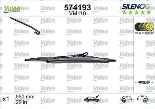 Viskerblad VALEO 574193