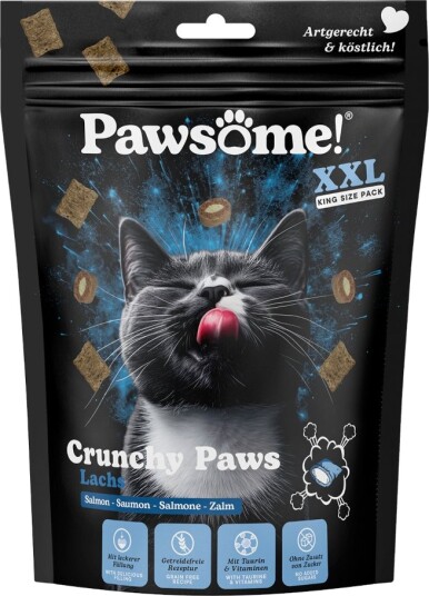 Pawsome Crunchy Paws Laks 150 G