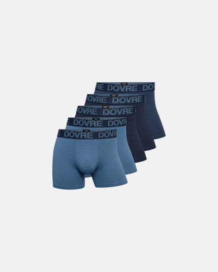 Dovre Boxer Bambusviskose 5 pakning Flerfarget