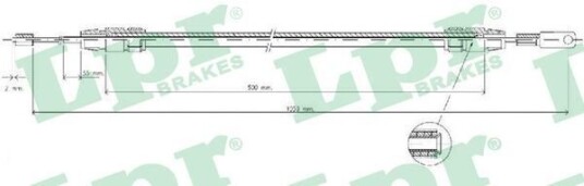 Bremsewire LPR C0012B