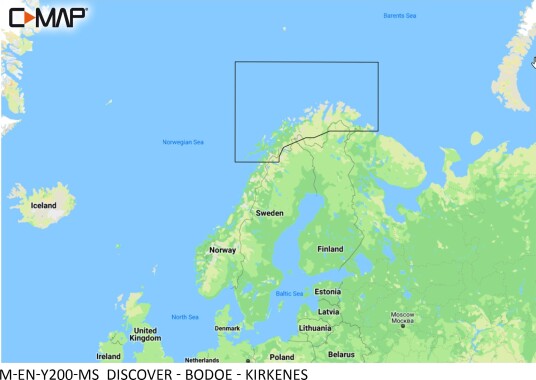 C Map Discover Bodø til Kirkenes C Map Discover Bodø til Kirkenes