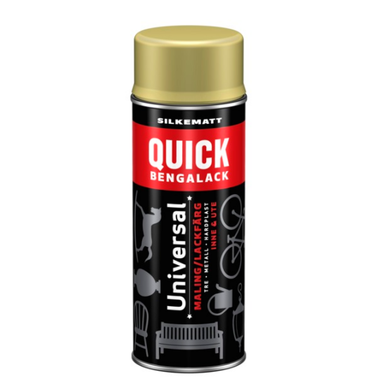 Quick Bengalack Spray Sanselig Silkematt 400ml Quick Bengalack Spray Sanselig Silkematt 400ml