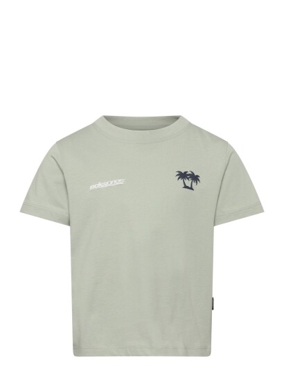 Jack & Jones Jcoclub Back Imagery Tee Ss Cn Mni   Grey   128