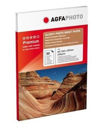 Agfa Photo Photo Glossy Paper 210 g A 4 50 Sheets