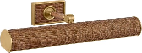 Halwell 18" Picture Light Brass