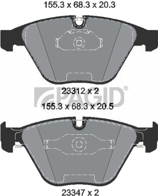 PAGID T1230N Bremseklosser