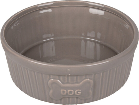 Hundeskål Mabel Ceramic Taupe 640 ml Ø 15 cm