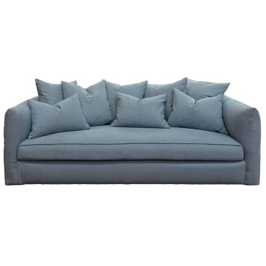 Cornell 3 Seter Sofa Blå Bomull