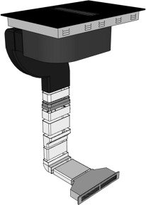 Thermex Kit For Recirkulation - Lav Sokkel Tilbehør Til Ventilatorer