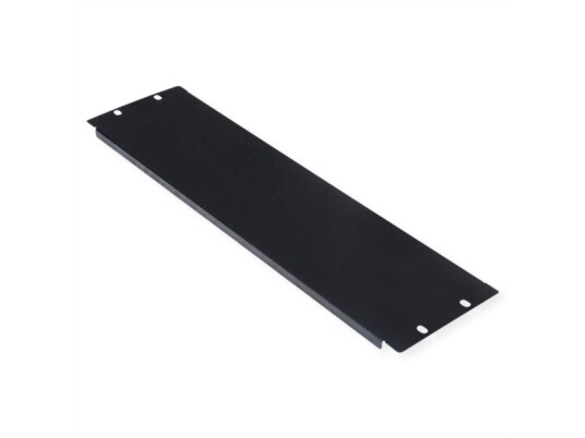 Roline 26.21.0095 Blankt Panel Sort Stål 3U 480 Mm 133 Mm