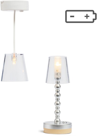 Lundby Dukkehustilbehør Gulvlampe og Taklampe