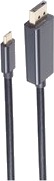 Shiverpeaks Bs10-62185 1,8 M Displayport Usb Type-C Hankjønn Hankjønn Sort