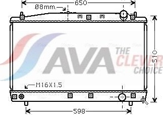 AVA COOLING SYSTEMS TO2366 Radiator motorkjøling