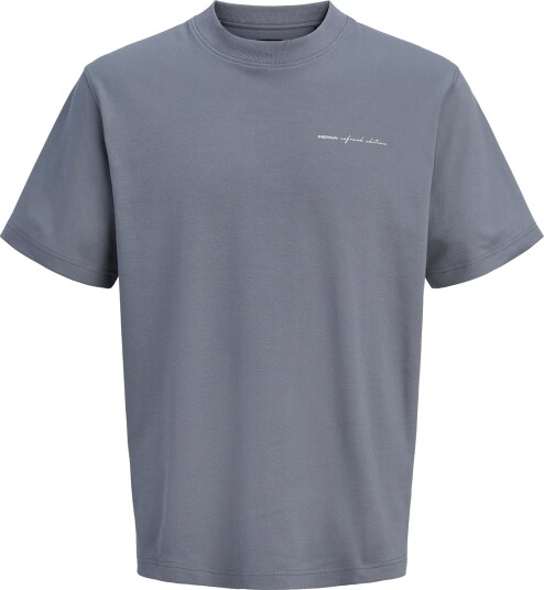 Jack & Jones Jprblaowen Ss Branding Tee Sn Grey S