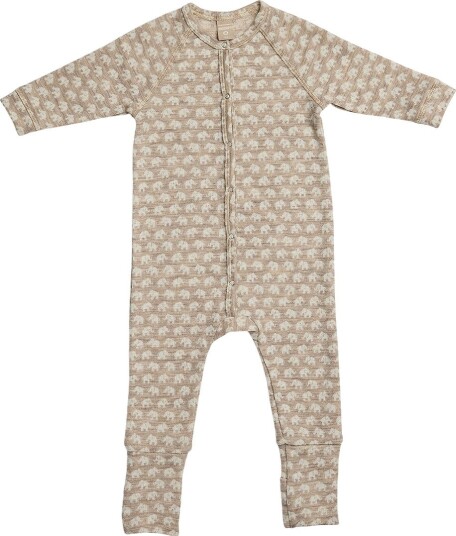 Smallstuff Nattdrakt Ull Light Nature Smallstuff 1 år (80) Nattdrakt Beige Brun