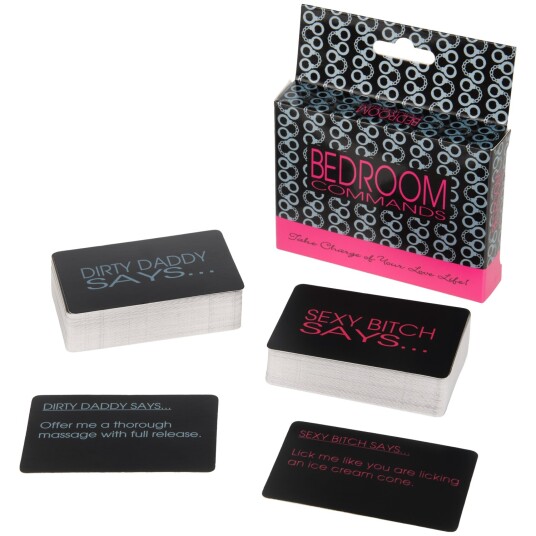 Kheper Games Bedroom Commands Sex Game Kortspill - Svart         - Svart