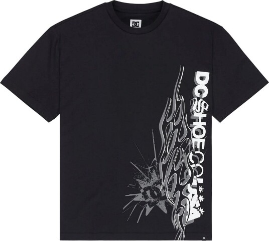 DC Dc Side Flame Hss Black XL DC Dc Side Flame Hss Black XL