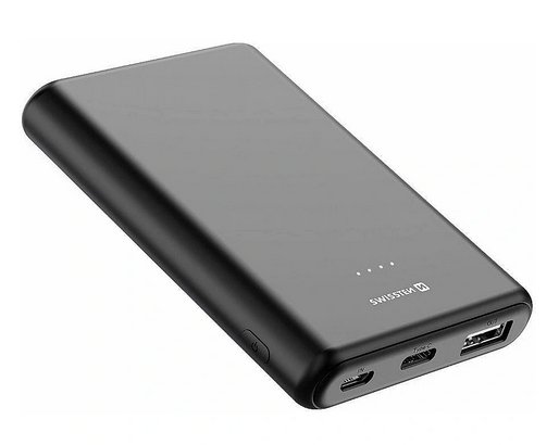 Swissten Minisw5k, 5000 Mah, 10 W, Sort Swissten Minisw5k, 5000 Mah, 10 W, Sort
