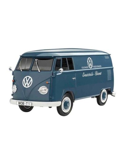 Revell Model Building Kit VW T1 Panel Van 75 Years VW T1 1:16 144dlg.