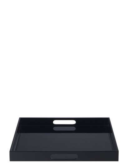 Mojoo Lux Lak Bakke M/Hank - Black - 40X40X4CM Mojoo Lux Lak Bakke M/Hank - Black - 40X40X4CM