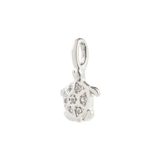 Pilgrim CHARM mini skilpadde anheng sølvbelagt Pilgrim CHARM mini skilpadde anheng sølvbelagt