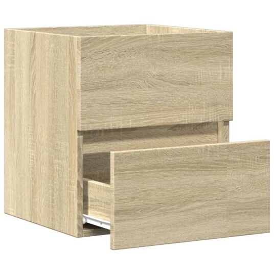 Servantskap sonoma eik 41x38,5x45 cm konstruert tre 8721158555052 Servantskap sonoma eik 41x38,5x45 cm konstruert tre 8721158555052