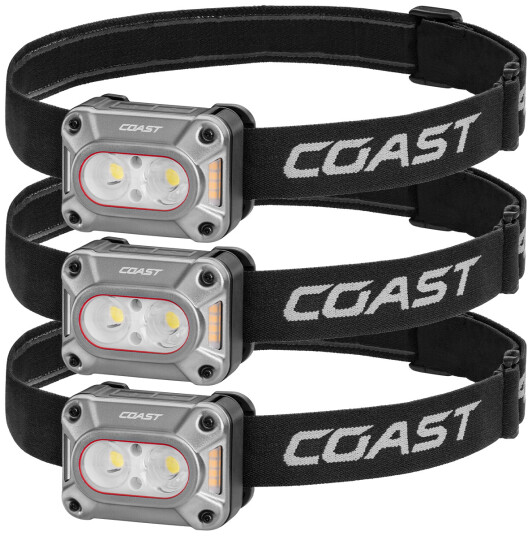 3 Stk. Coast Flx15r Hodelykt, 1000 Lumen 3 Stk. Coast Flx15r Hodelykt, 1000 Lumen