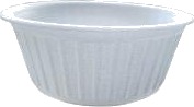 Termoskål 340 Ml 12 Oz Ø130x60 Mm Xps Hvid Ip12,12 Ps X 50 Stk/Krt