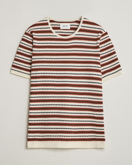 NN07 Bari Knitted Striped T Shirt Multi NN07 Bari Knitted Striped T Shirt Multi