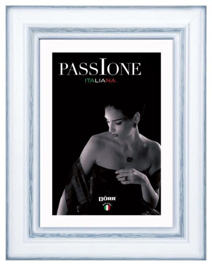 DÃRR Rustico Billedramme   40x50cm   Hvit/BlÃ¥