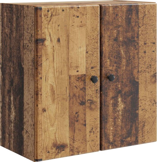 vidaXL Vegghengt skap Gammelt tre 59 x 31 x 60 cm Konstruert tre