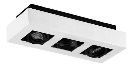 Arcchio Vince taklampe, 36 x 14 cm i hvit