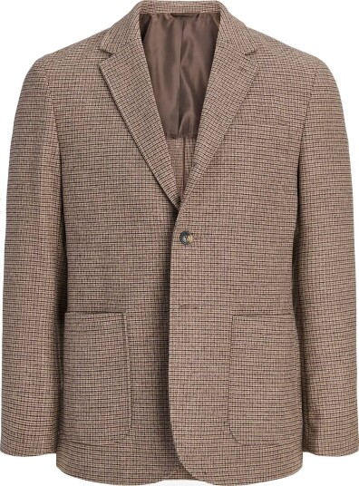 Jack & Jones Jprblumartin Tweed Dalton Blazer   PETRIFIED OAK   50