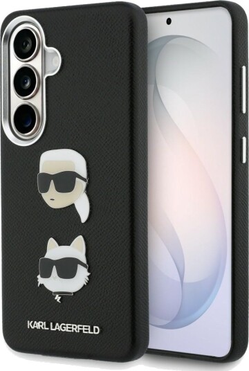 Karl Lagerfeld Saffiano Metallveske til Samsung Galaxy S26+ - Sort