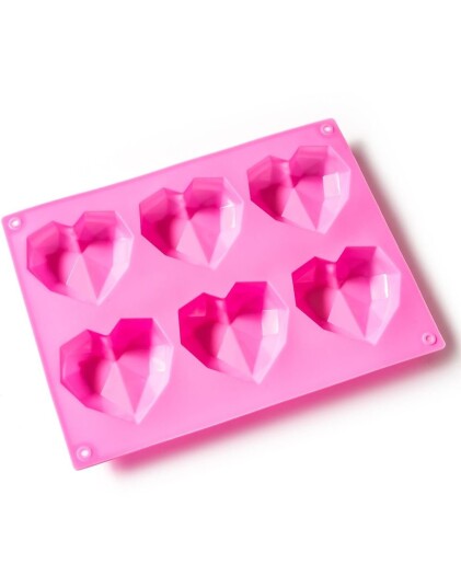 Gadget Master 3D Hjerter Muffins Form i Sillicon Gadget Master 3D Hjerter Muffins Form i Sillicon