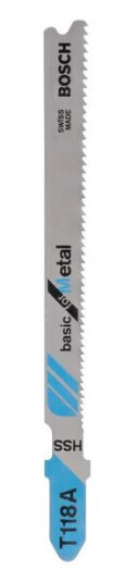 Bosch Stikksagbl T118a 50mm A3 Met/fint