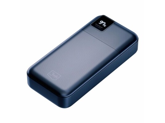 3Mk Powerbank 20000 mAh Blå med 2x USB og USB-C