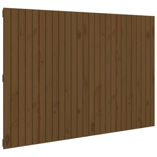 vidaXL Veggmontert hodegavl honningbrun 166x3x110 cm heltre furu
